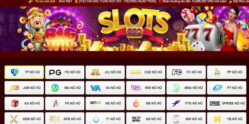 Nổ hũ Kubet77 được tài trợ sản phẩm game chất lượng cao